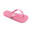 Infradito da spiaggia unisex brasiliano rosa con suola in gomma antiscivolo