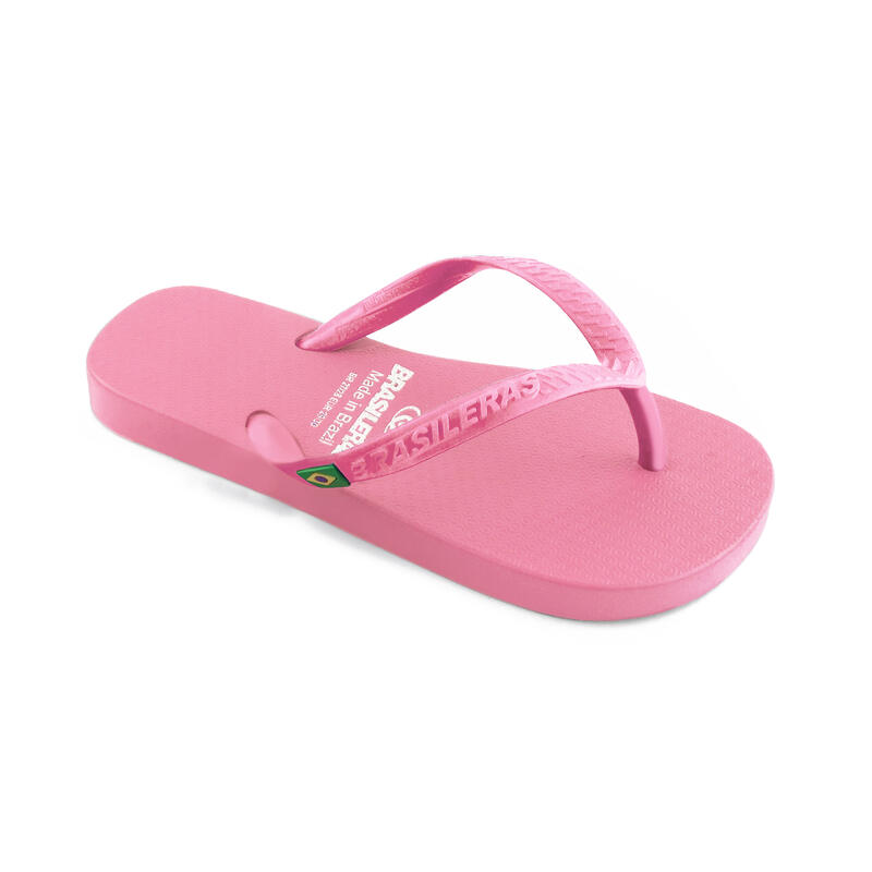 Strand-Flip-Flops unisex Brasileras rosa Flip-Flops rutschfester Gummisohle