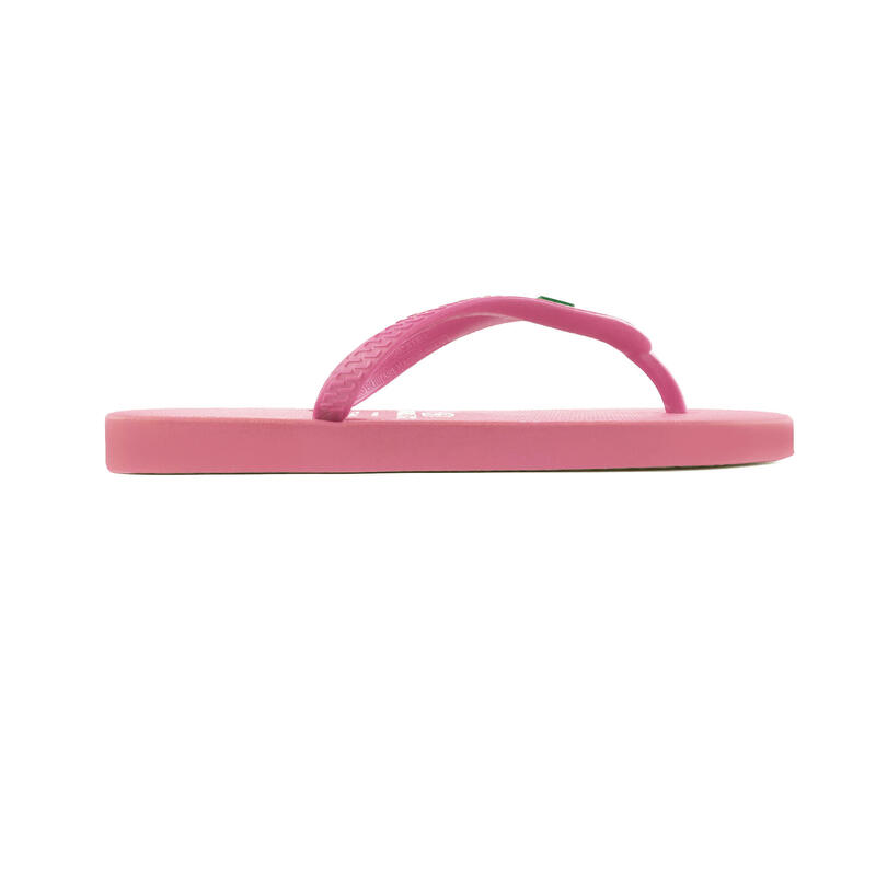 Infradito da spiaggia unisex brasiliano rosa con suola in gomma antiscivolo