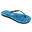 BRASILERAS Damen Flip Flops für den Strand in blau mit Gummisohle