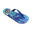 Herren-Strand-Flip-Flops BRASILERAS in blau mit Gummisohle