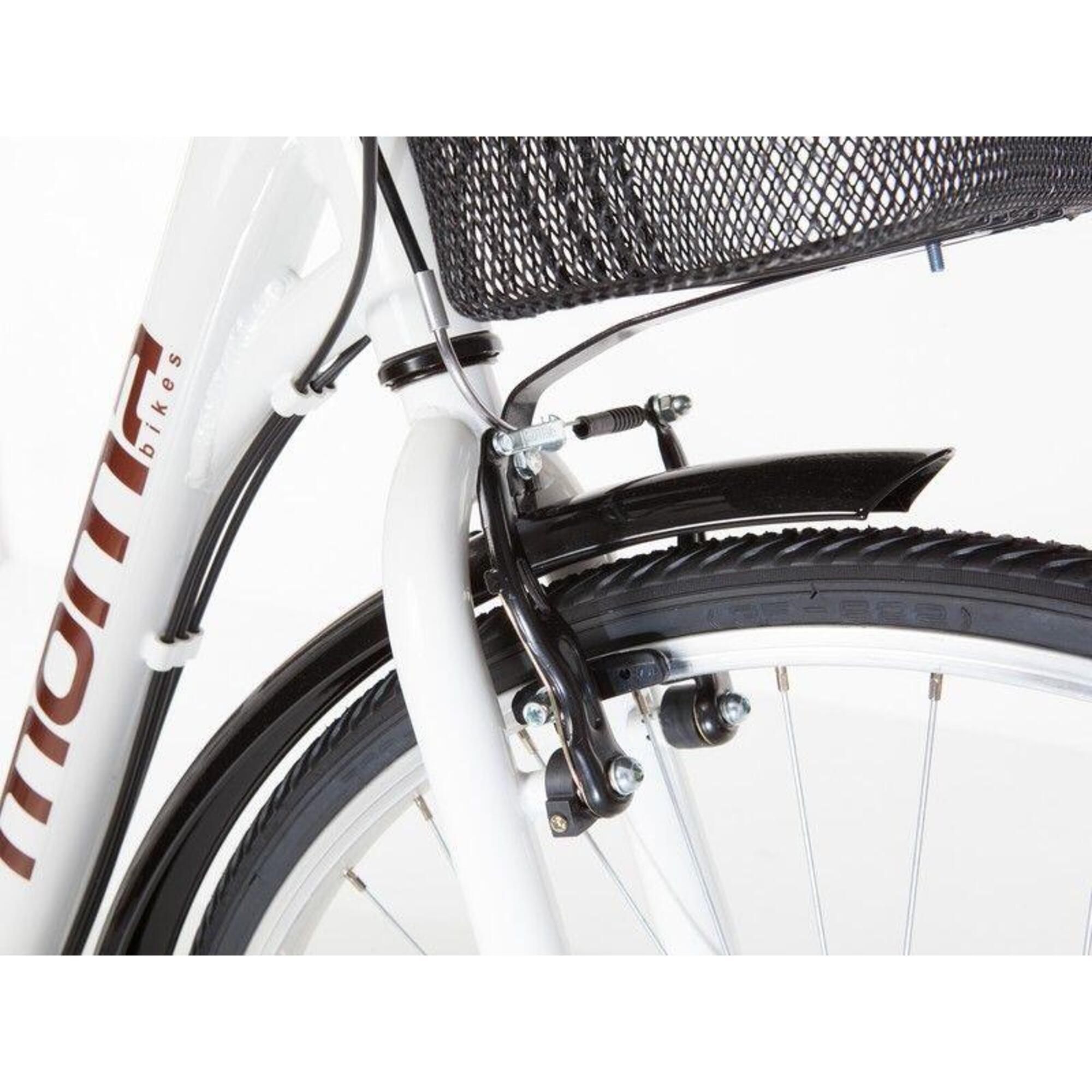 Bicicletta da Passeggio City Classic 28" , Unisex, Momabikes, bianco