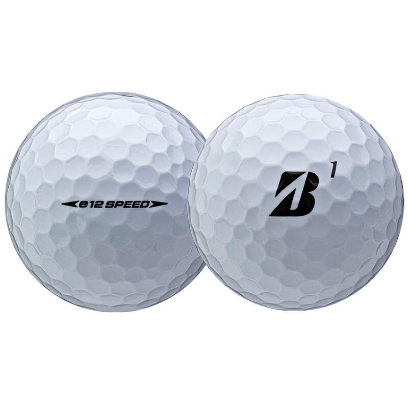 Packung mit 12 Golfbällen Bridgestone E12 Contact