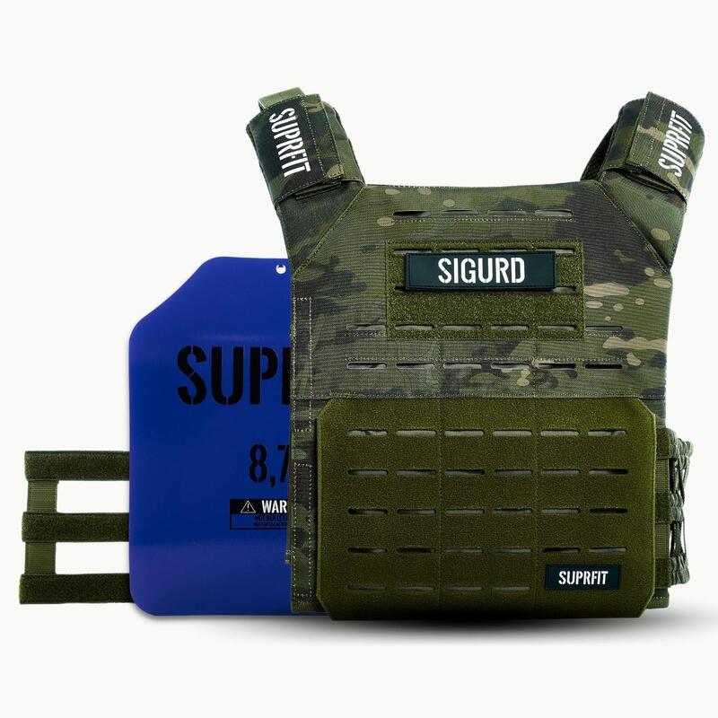 Suprfit Sigurd 3D Gewichtsweste - Multicam Tropic 8,75 lbs/ Blau