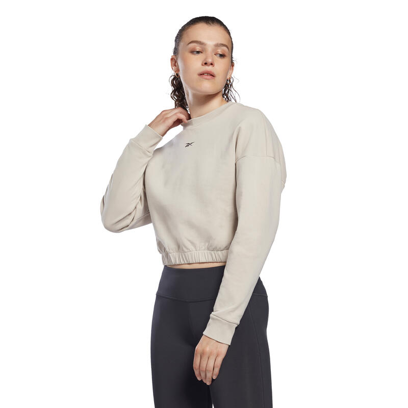 Trainingspullover DreamBlend Cotton Midlayer Sweatshirt Damen REEBOK