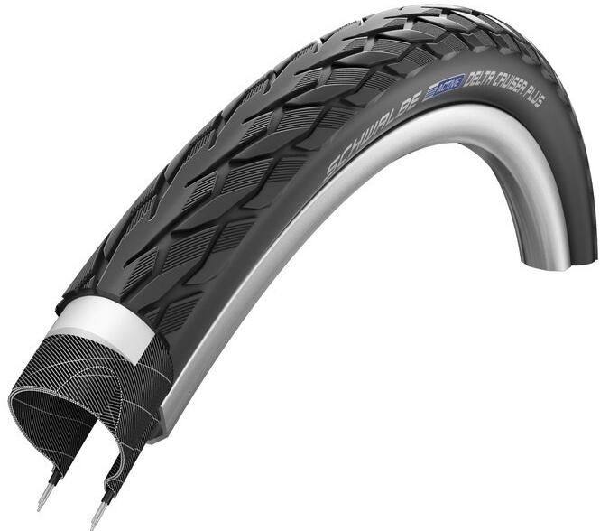 Schwalbe DELTA CRUISER PLUS Black Reflex Tyre 28" x 1.10" 700 x 28C 4/5