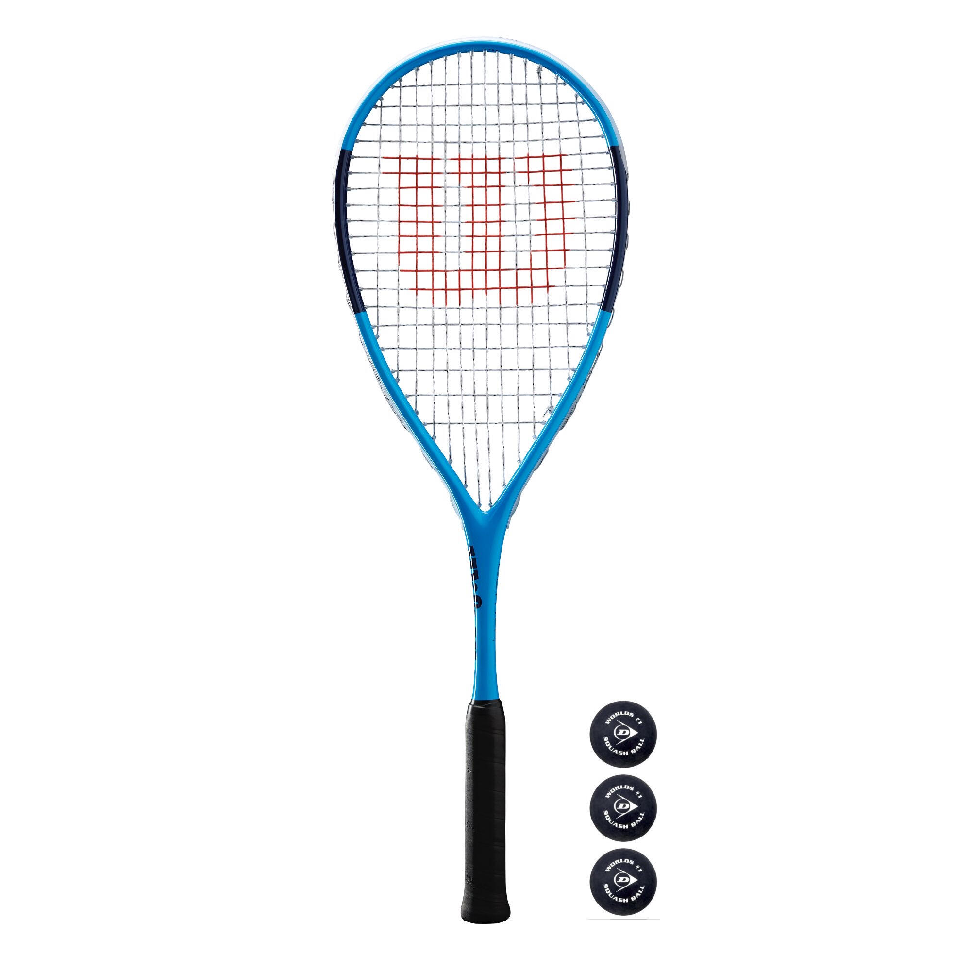 Wilson Ultra Elite Squash Racket & 3 Squash Balls