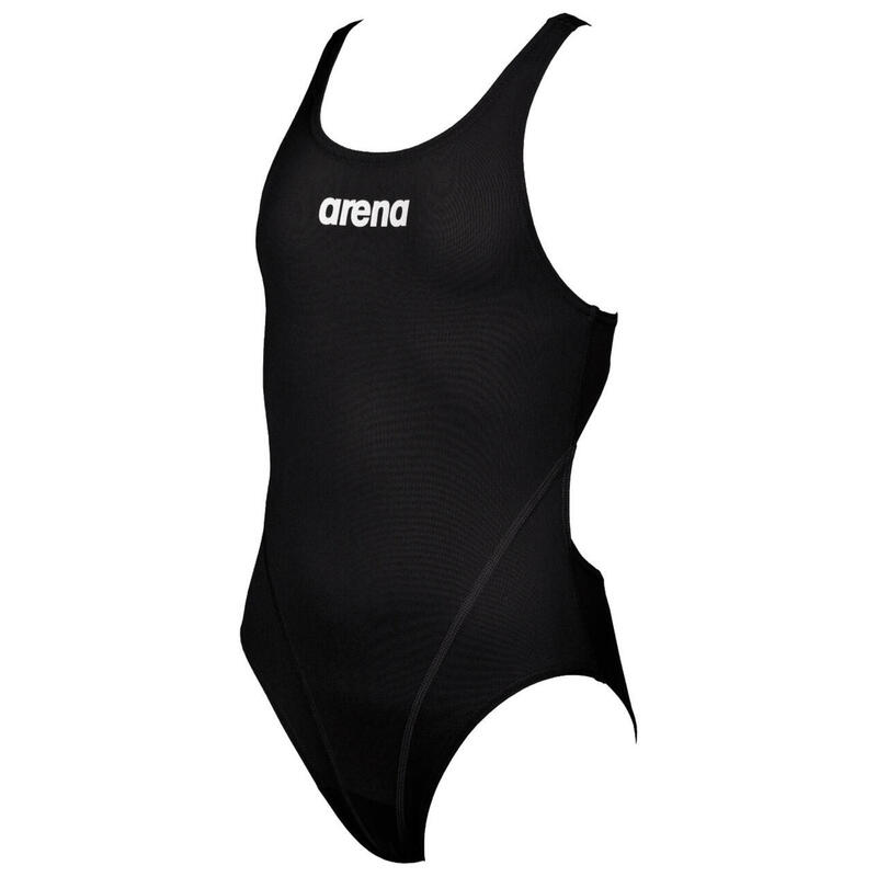 Meisjes Solid Swim Tech Badpak - Zwart