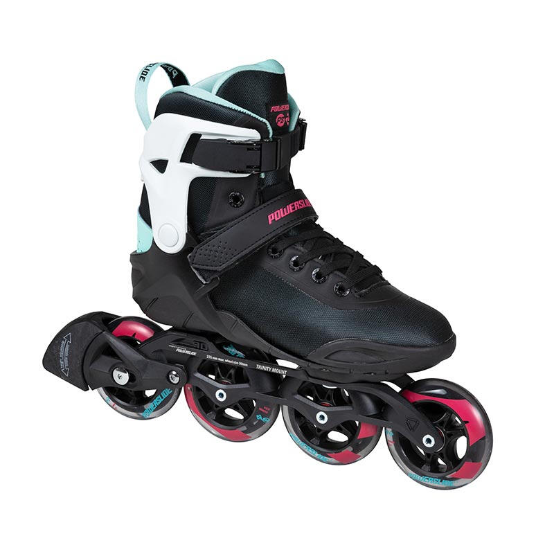 inline skates Radon Teal 90 softboot 83A zwart mt 41