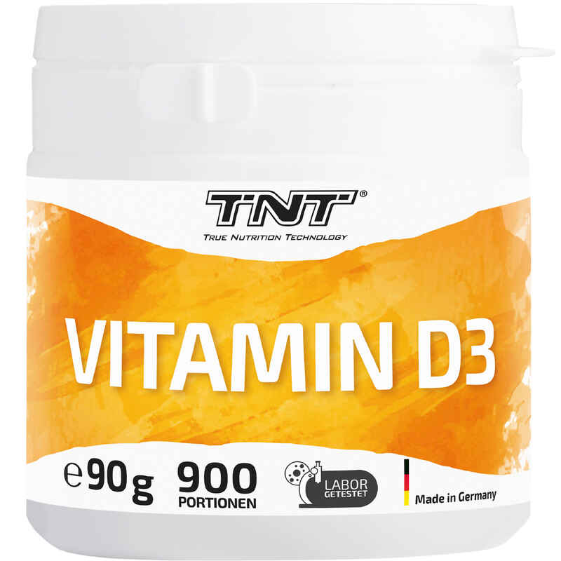 Vitamin D3, als Pulver mit Dosierlöffel zum selber dosieren