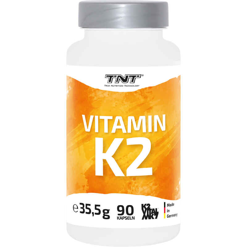 Vitamin K2, hilft bei Aufnahme und Verarbeitung von Calcium für stärkere Knochen