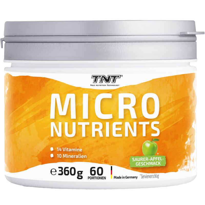 Micronutrients, alle wichtigen Vitamine und Mineralien in einem Produkt