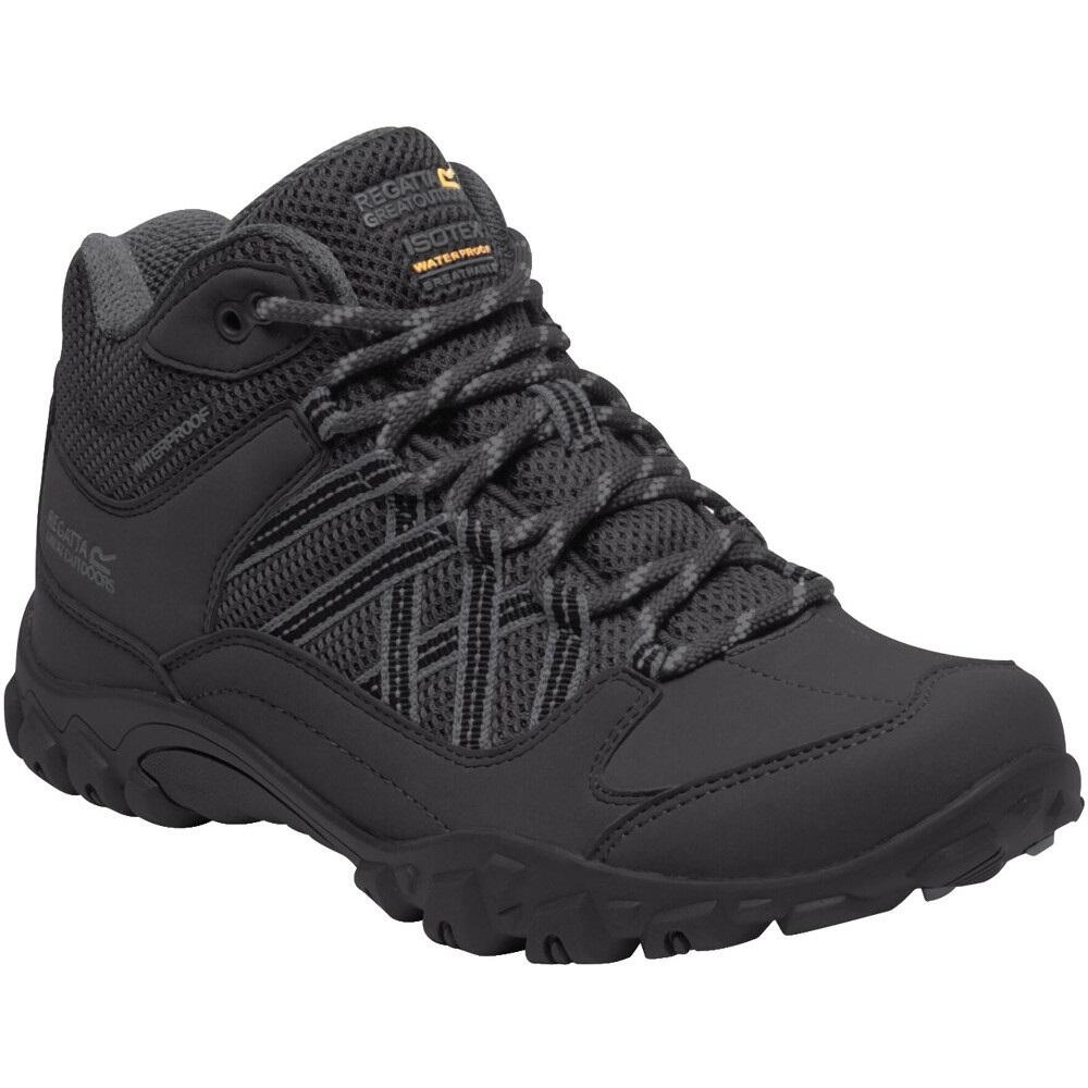 REGATTA Womens/Ladies Edgepoint Waterproof Walking Boots (Ash Granite)