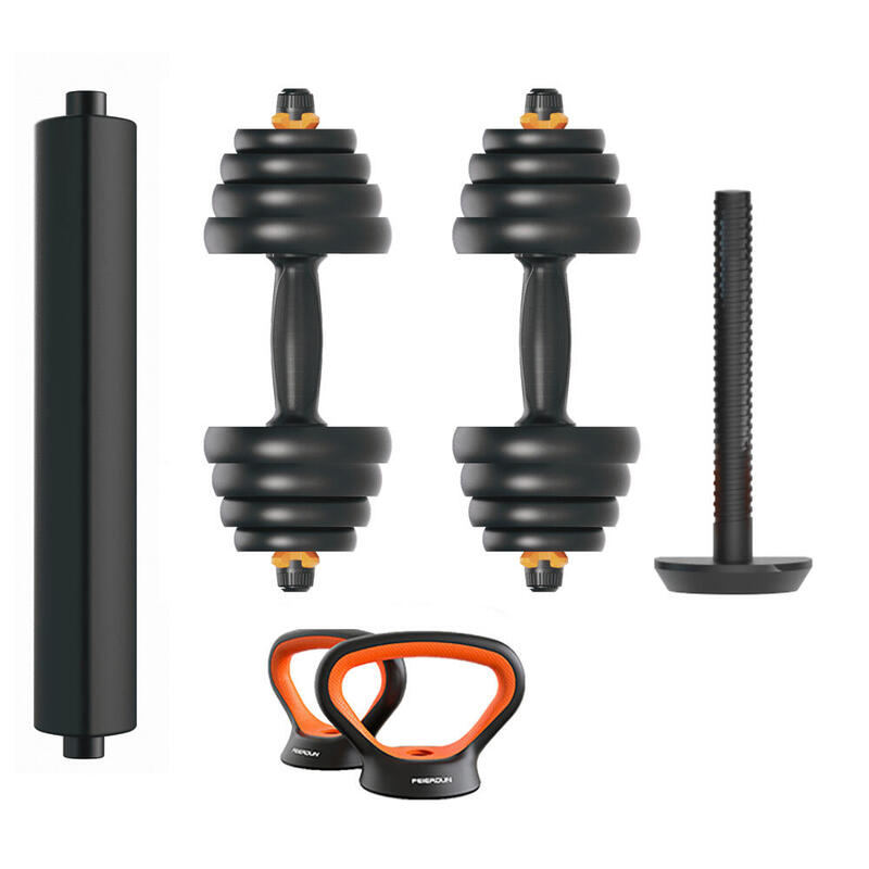 Kit haltère + barre + kettlebell Xiaomi Fed V2 30 kg