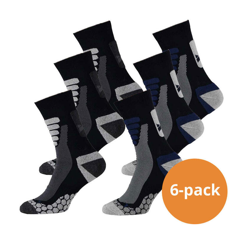 Xtreme Calcetines Senderismo 6-pack Multi Azul