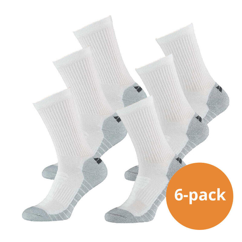 Xtreme Chaussettes de tennis et de padel 6 paires Multicolore Blanc