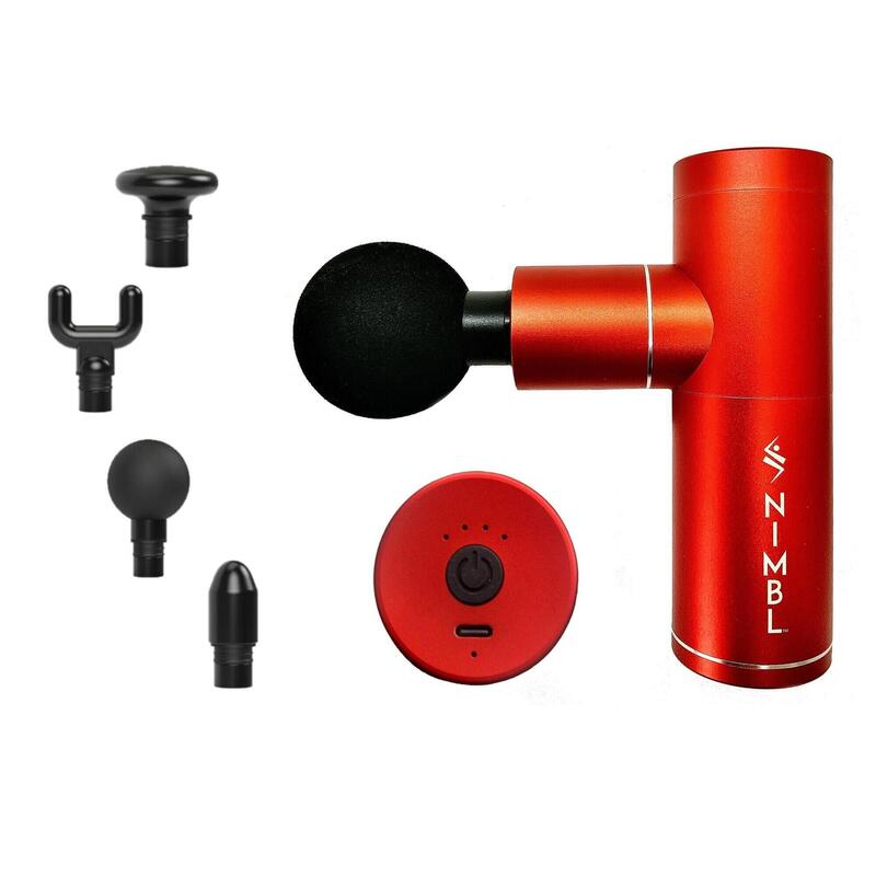 XLR8 Canhão de massagem - canhão fascia - vermelho