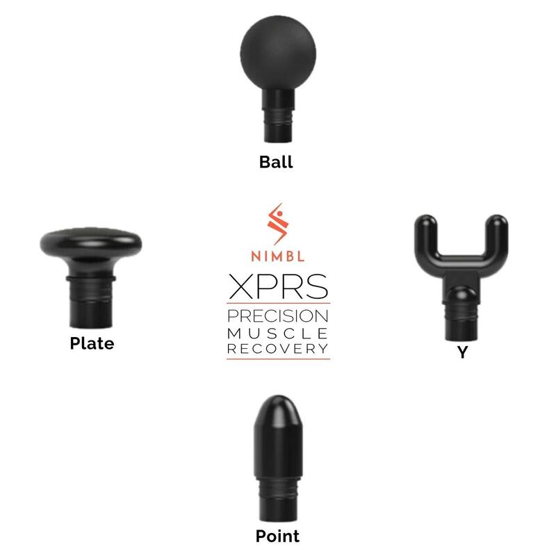 XPRS Percussie gun - fascia gun - rood - massageapparaat
