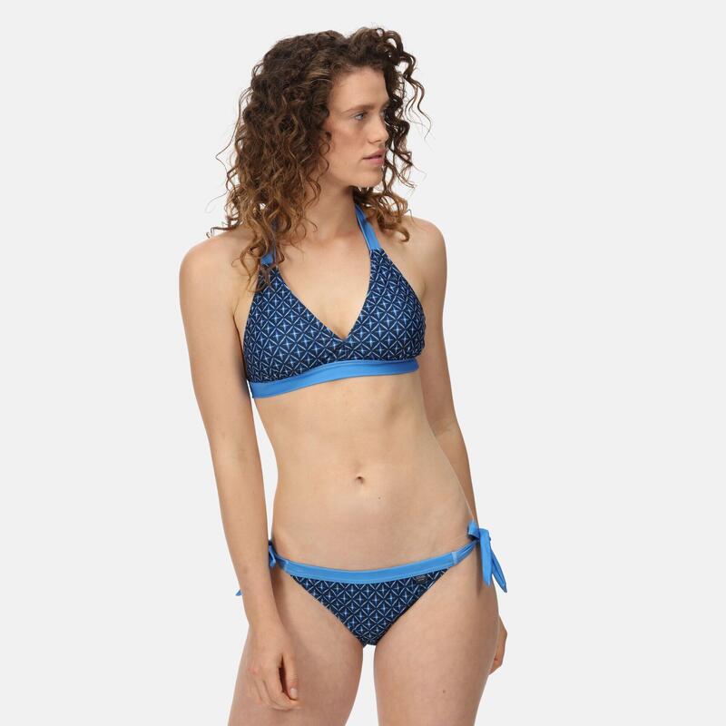 Flavia string topje voor dames - Marineblauw