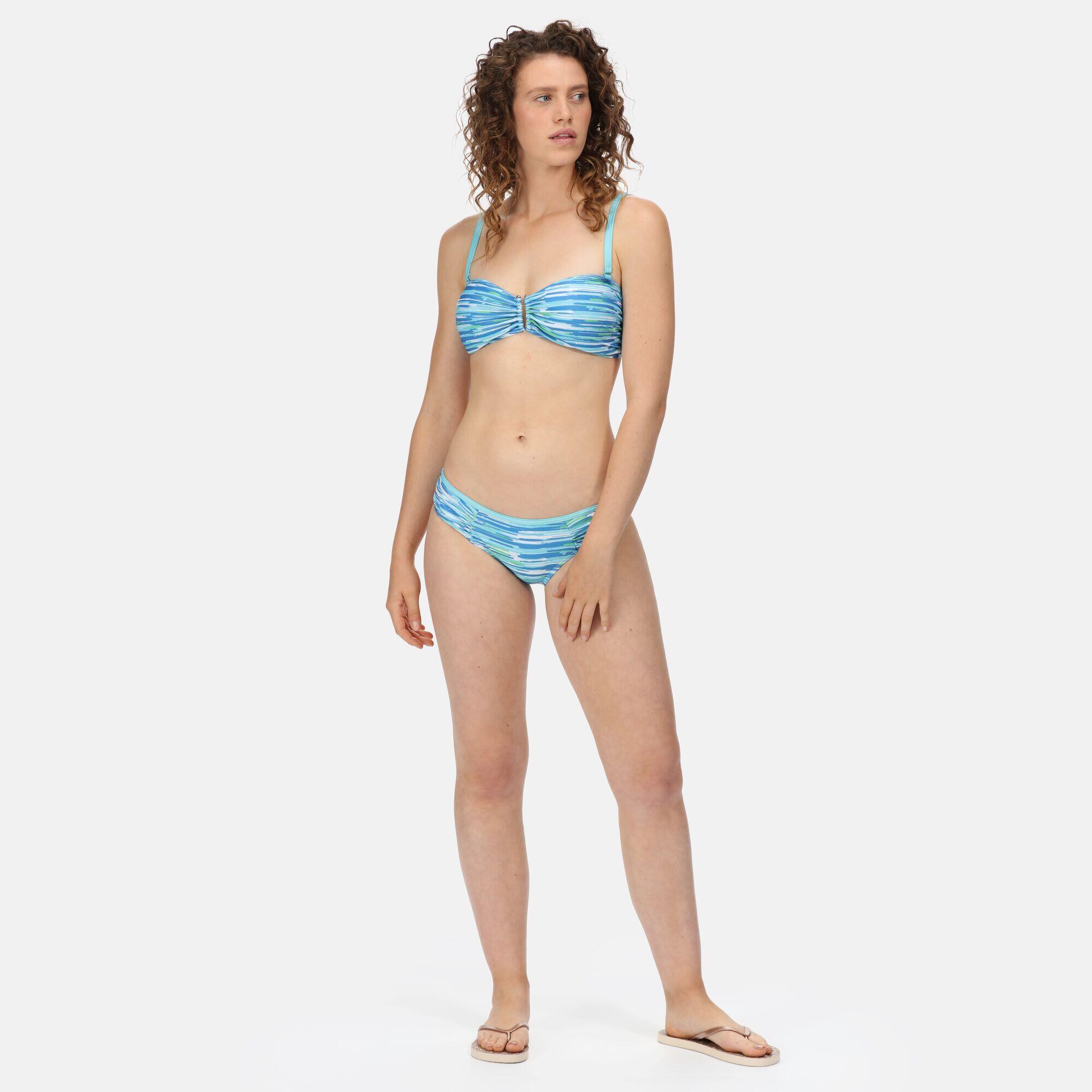 Aceana III Women's Swim Bikini Top - Blue Seascape 3/5