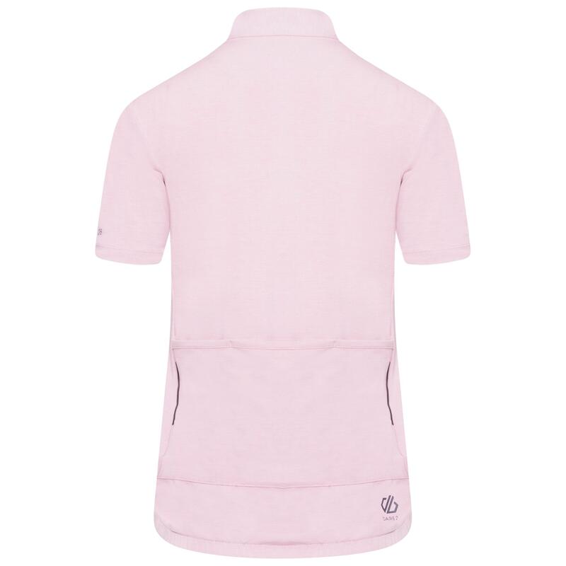 Jersey Pedal Through It Jaspeada para Mujer Rosa Polvo