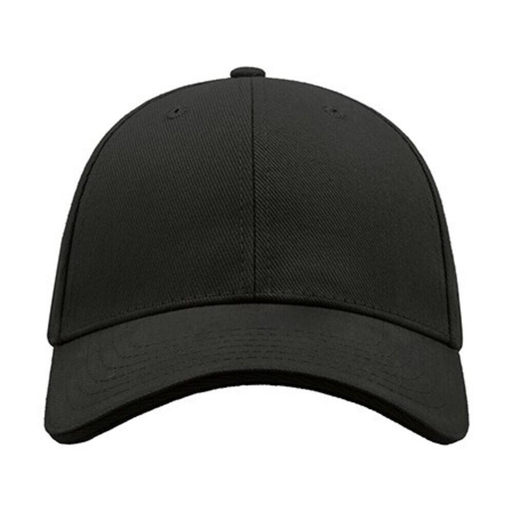 Liberty Sandwich Heavy Brush Cotton 6 Panel Cap (Black) 4/4