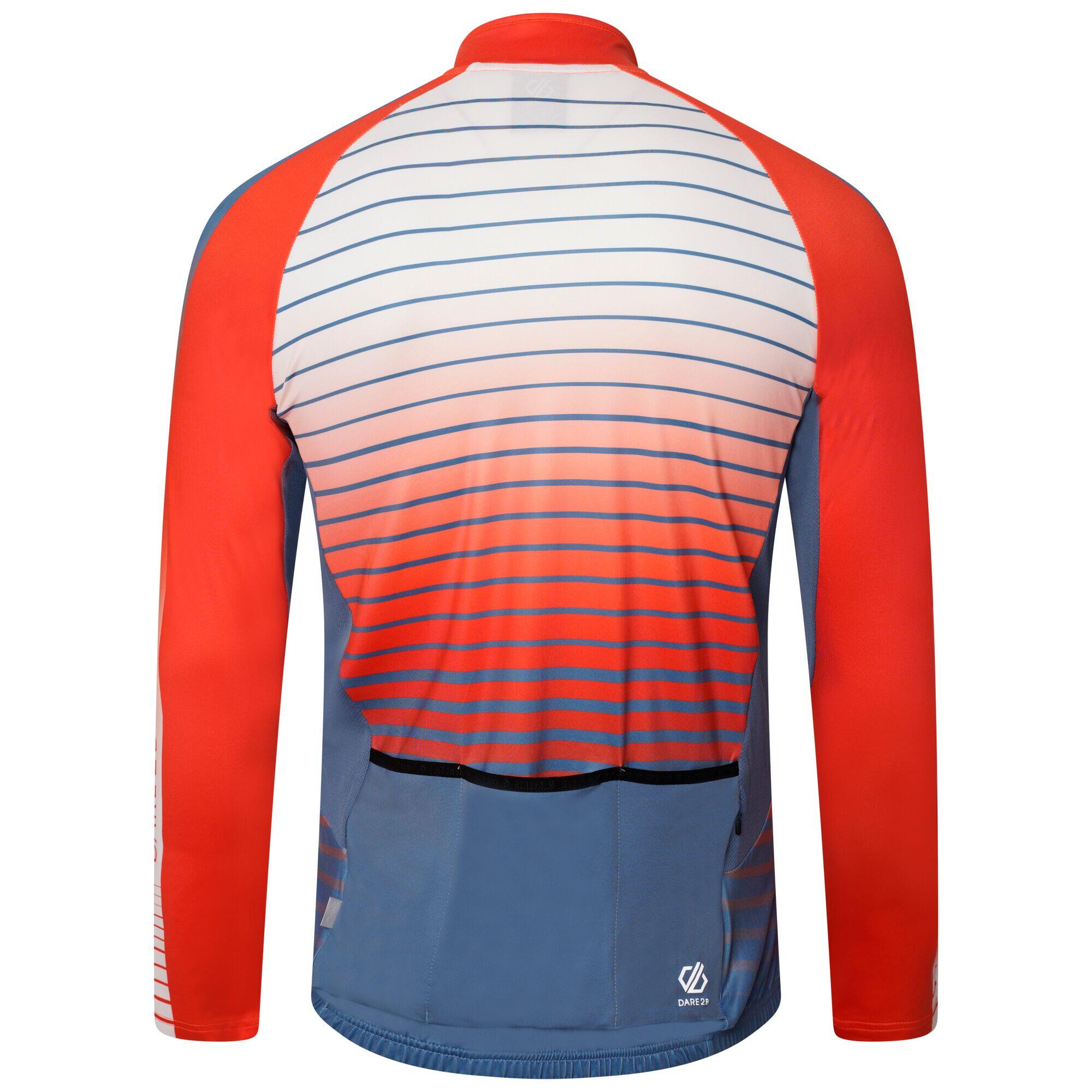 Mens AEP Virtuous Underlined LongSleeved Cycling Jersey (Stellar Blue) 2/5