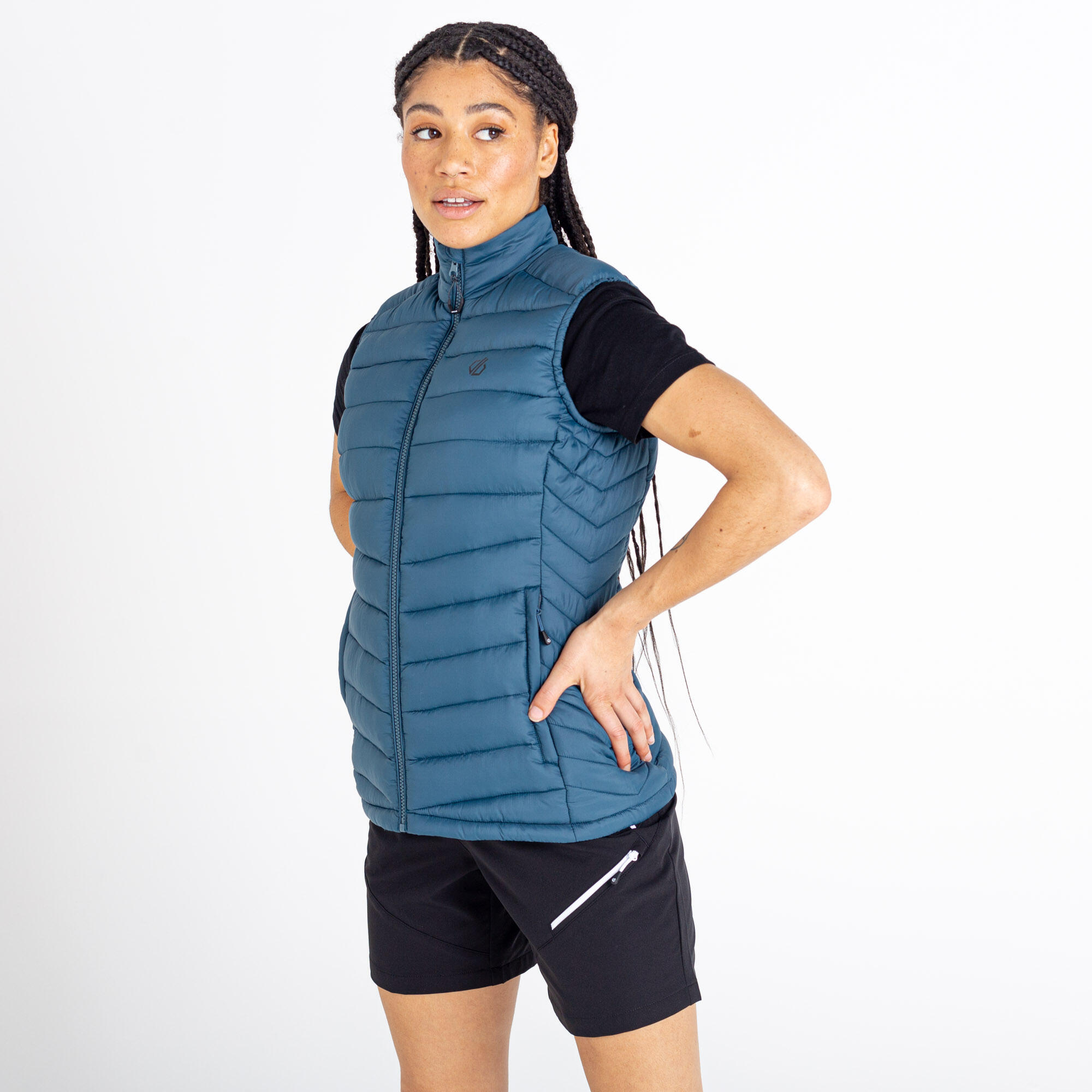 Deter Women's Hiking Padded Gilet - Blue Orion Grey 4/5