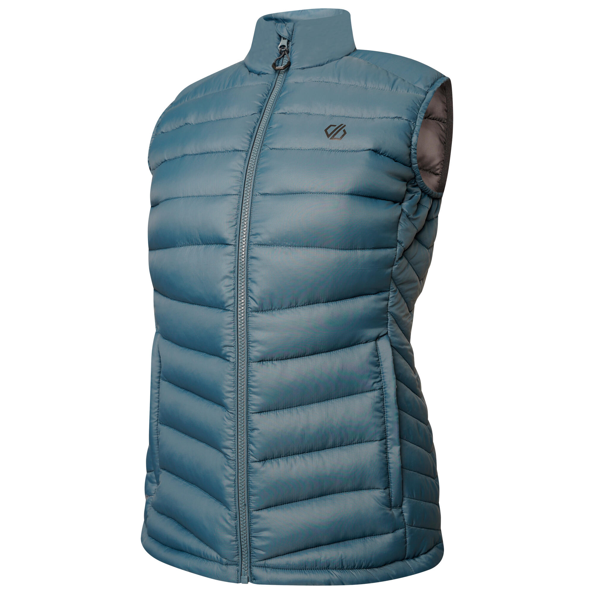 Deter Women's Hiking Padded Gilet - Blue Orion Grey 2/5