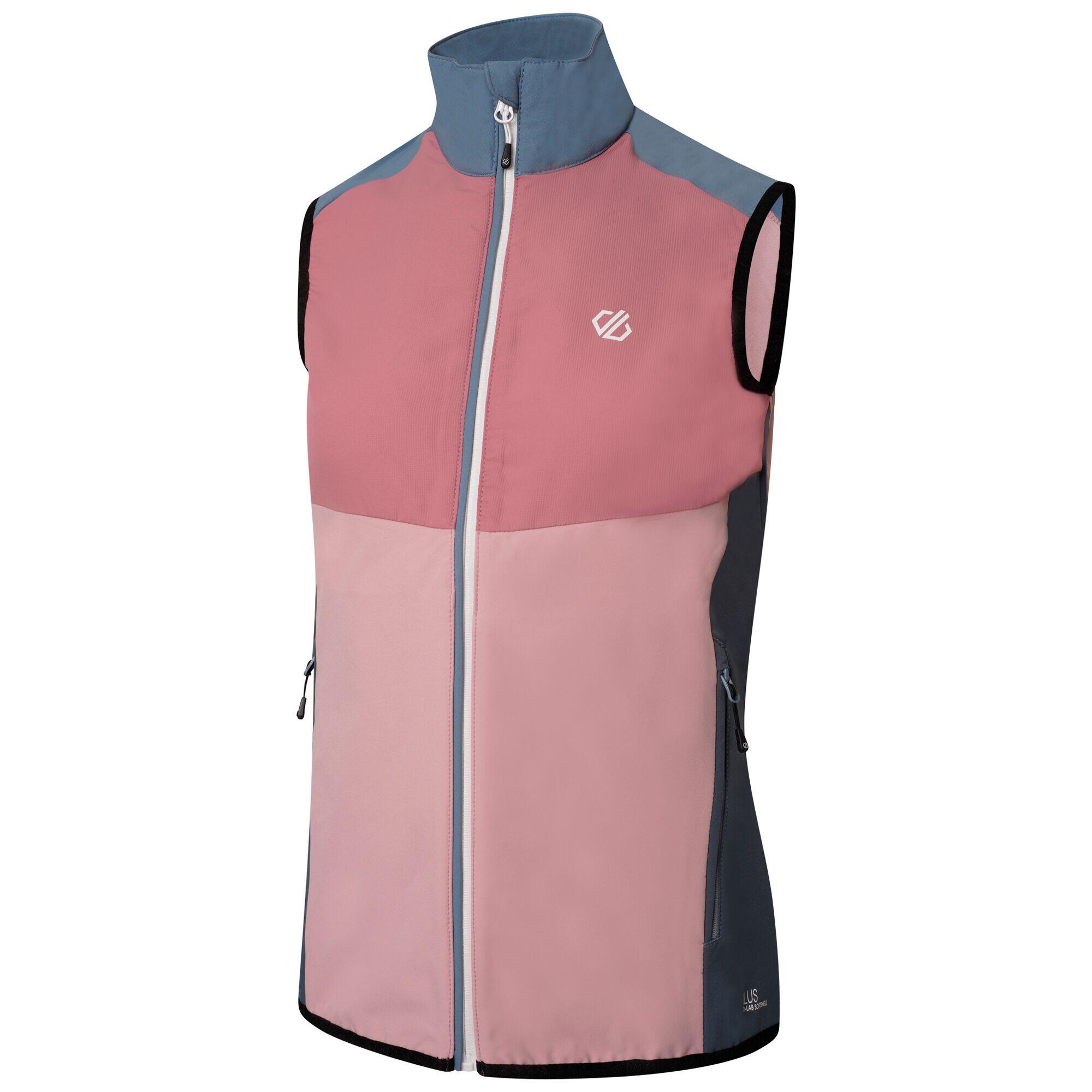 Womens/Ladies Duplicity II Stretch Vest (Mesa Rose/Powder Pink) 3/5
