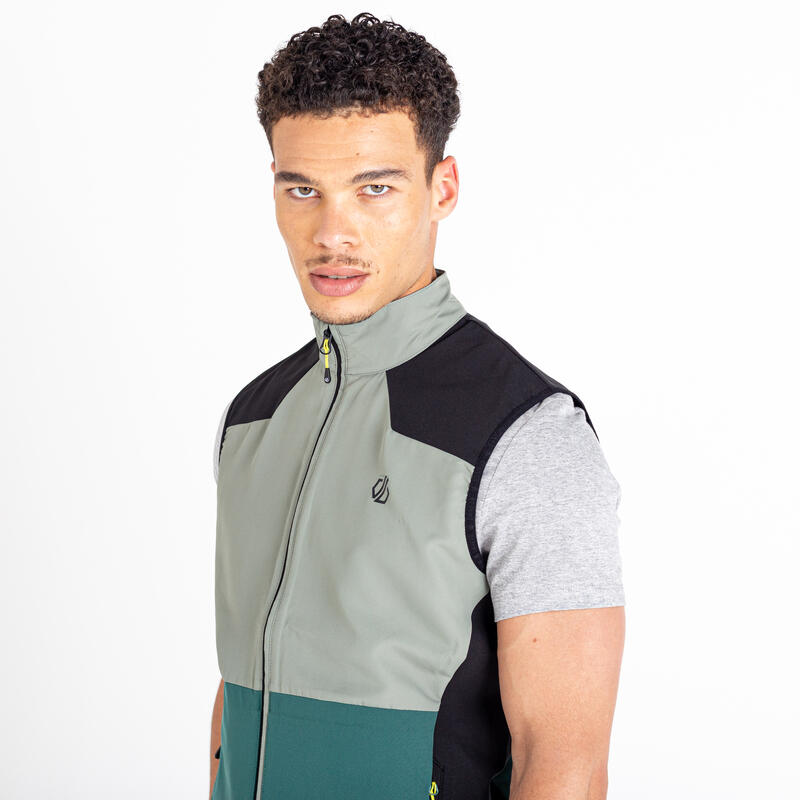 Aptile II softshell wandelvest voor heren - Vaalgroen