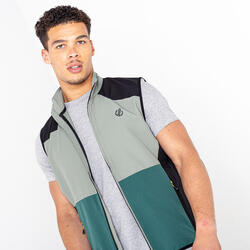 Aptile II Gilet de randonnée softshell pour homme - Vert pâle