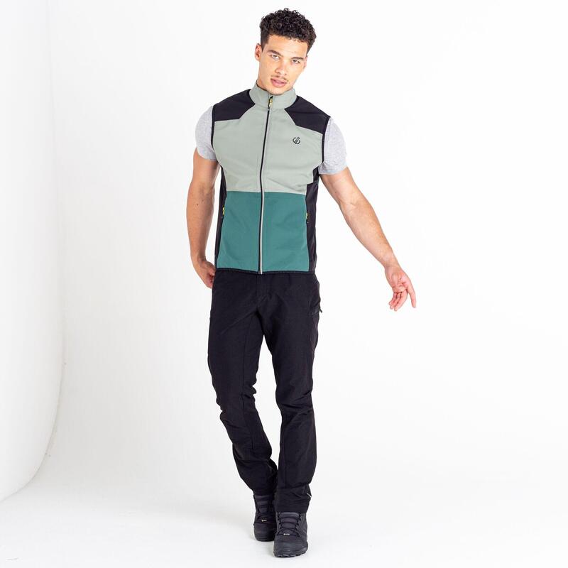 Aptile II Gilet de randonnée softshell pour homme - Vert pâle