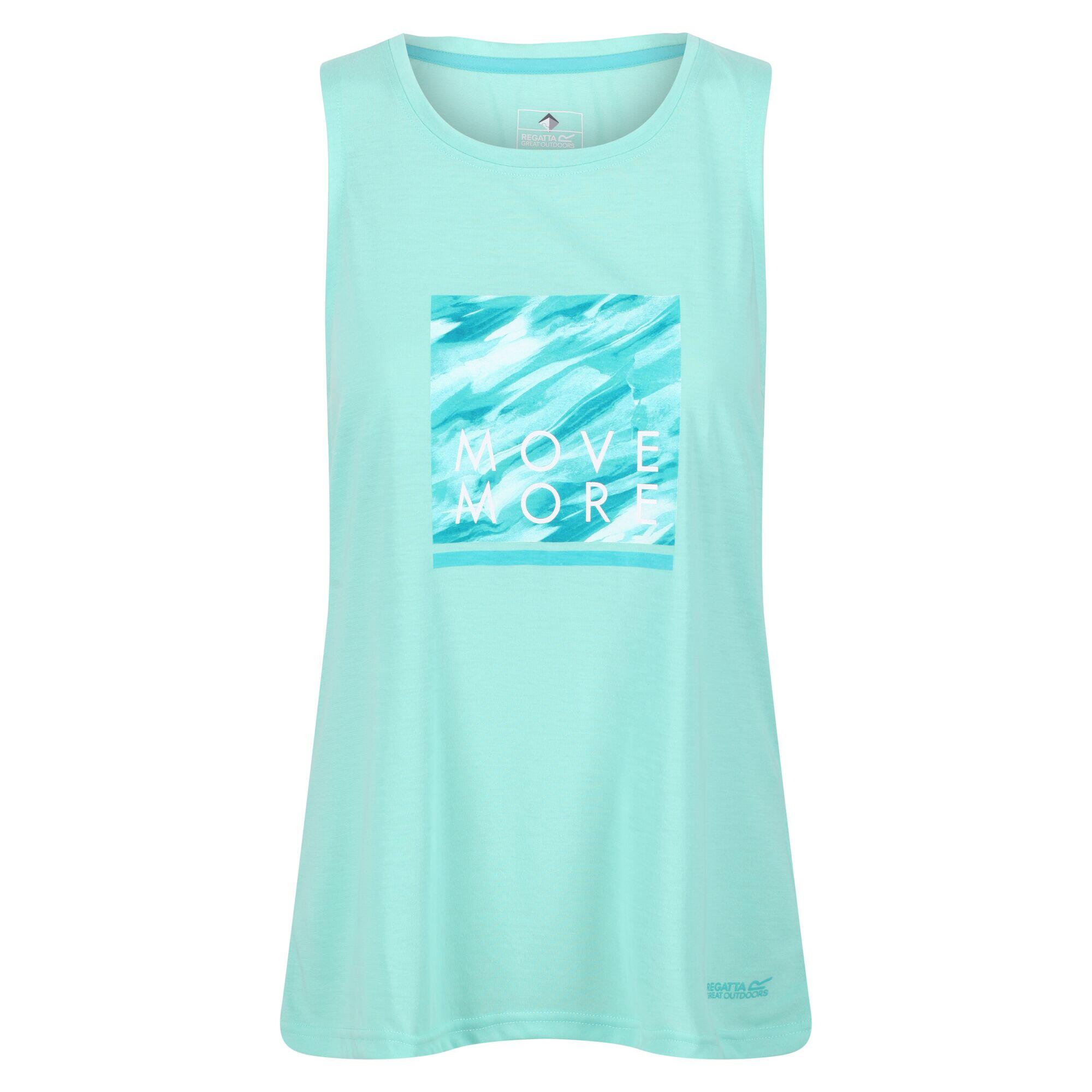 Womens/Ladies Freedale Wave Tank Top (Ocean Wave) 1/4