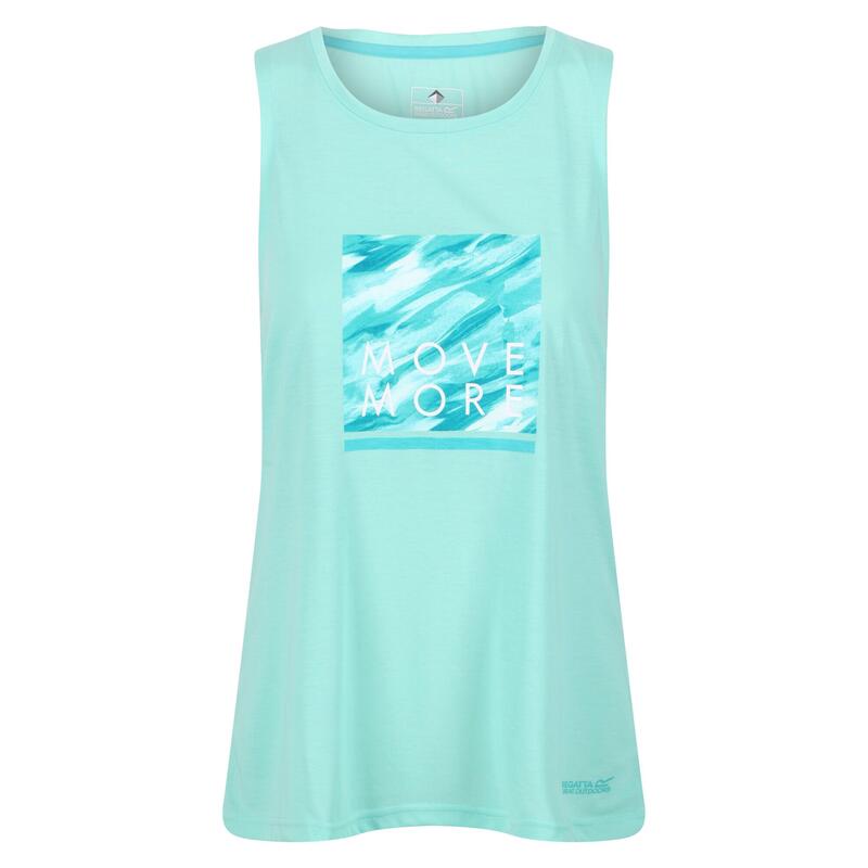 Camiseta Sin Mangas Freedale Ondas para Mujer Ola Oceánica