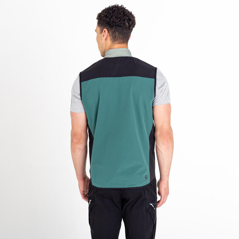 Aptile II Gilet de randonnée softshell pour homme - Vert pâle