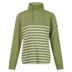 Dames Camiola II Stripe Fleece Top (Groene velden/wit)