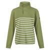 Forro Polar Camiola II de Rayas para Mujer Verde Campo, Blanco