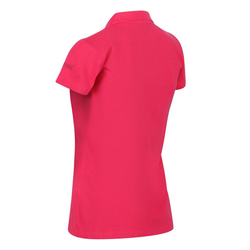 Sinton Fitness-T-shirt met korte mouwen voor dames - Donkerroze