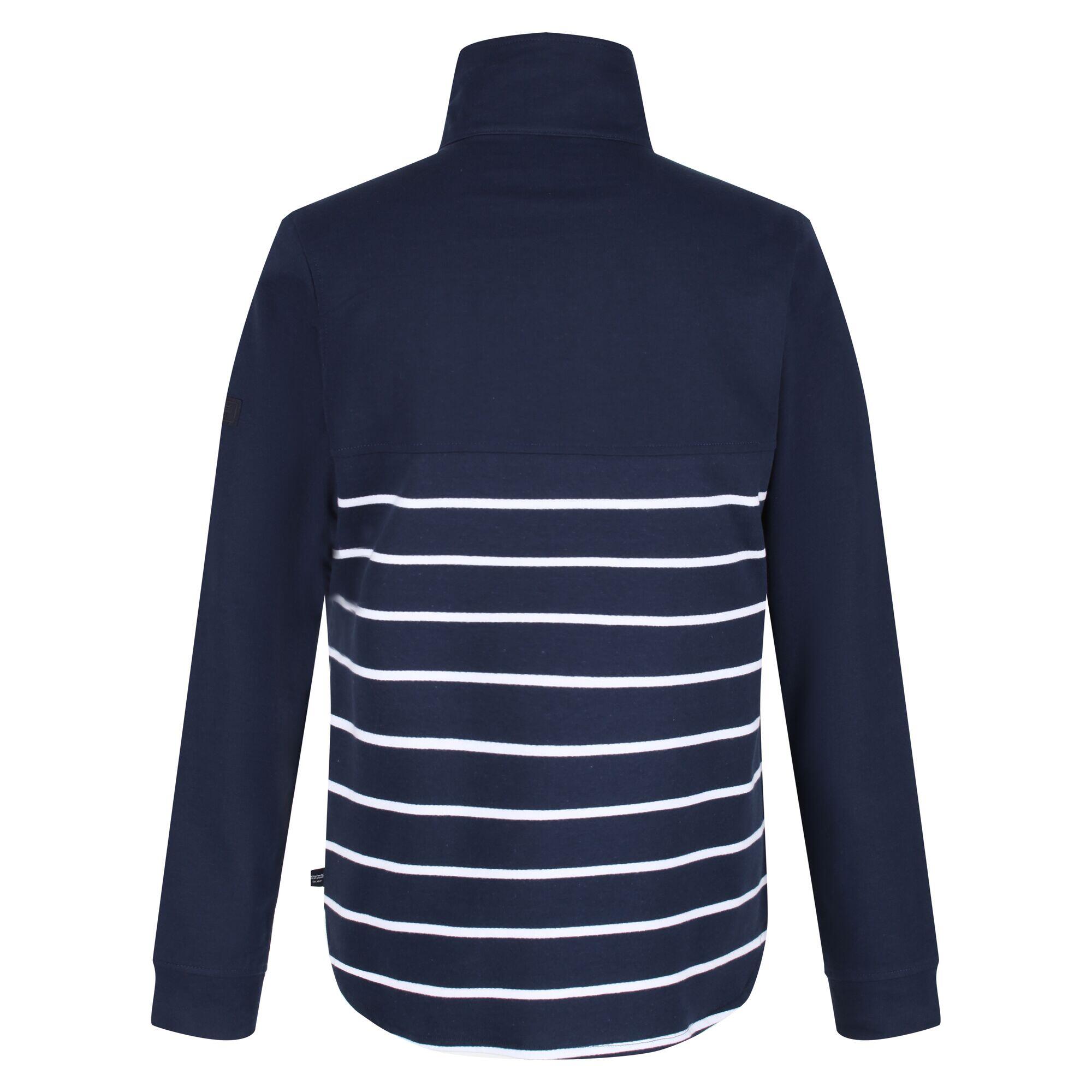 Womens/Ladies Camiola II Stripe Fleece Top (Navy/White) 2/5