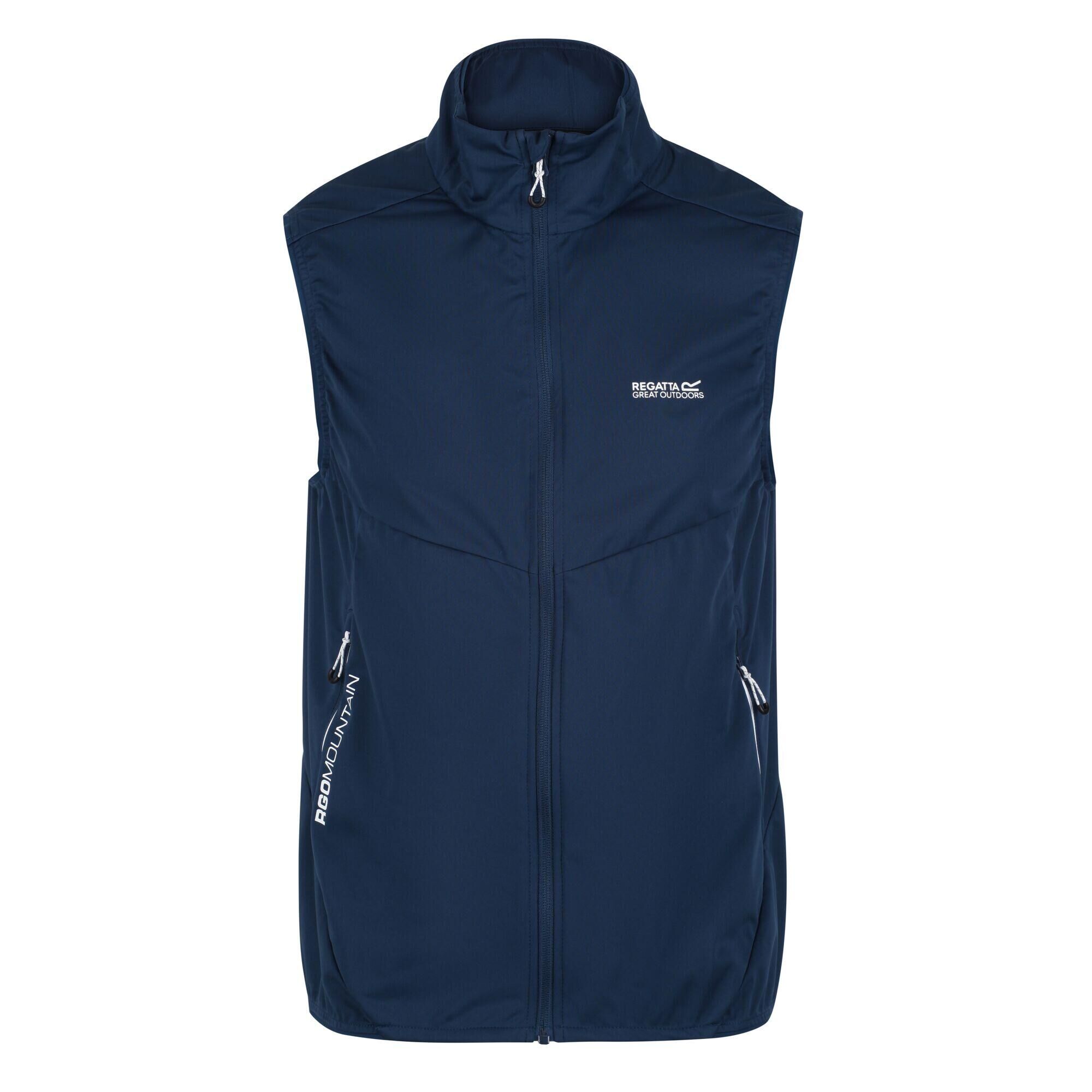 REGATTA Mens Lankin IV Softshell Body Warmer (Moonlight Denim)