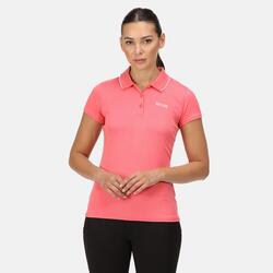 Maverik V T-shirt de marche à manches courtes pour femme - Rose