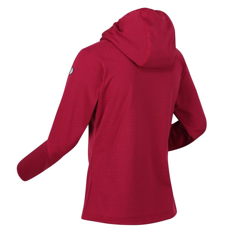 Hartel overhead wandelhoody voor dames - Donkerroze