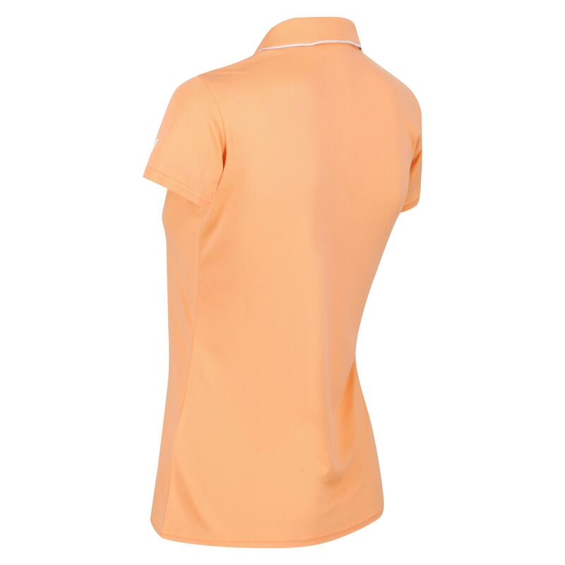 Maverik V T-shirt de marche à manches courtes pour femme - Orange