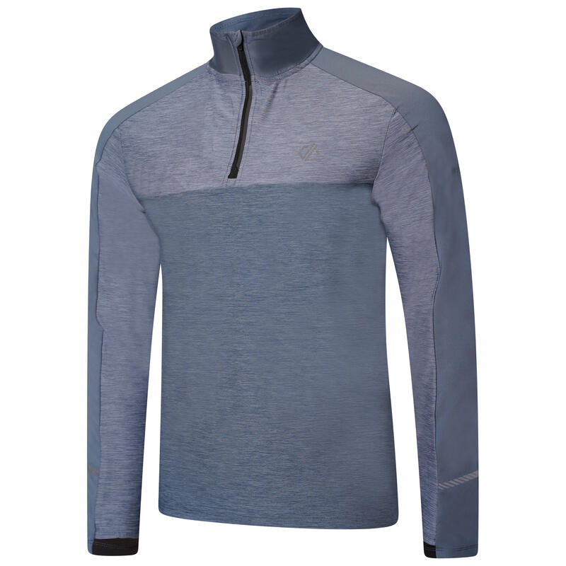 Power Up II Polaire Fitness zippé à moitié pour homme - Gris