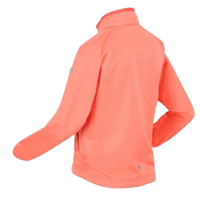 Junior Highton Lite II Walkingfleece für Kinder Reißverschluss - Pink