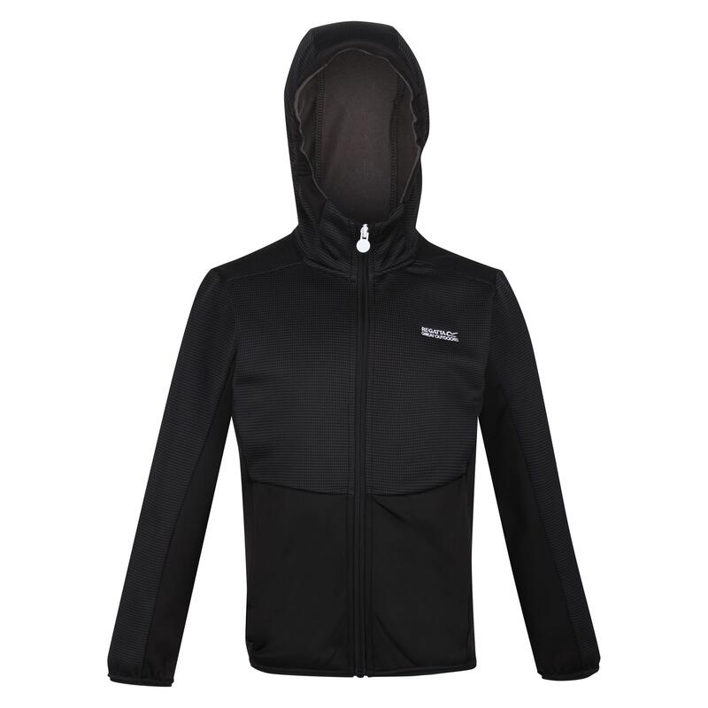 Junior Highton Polaire de marche zippé pour enfant - Noir