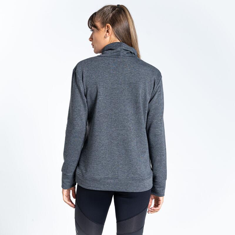 Pull de randonnée col montant femme Dare 2b Crystallize, gris anthracite