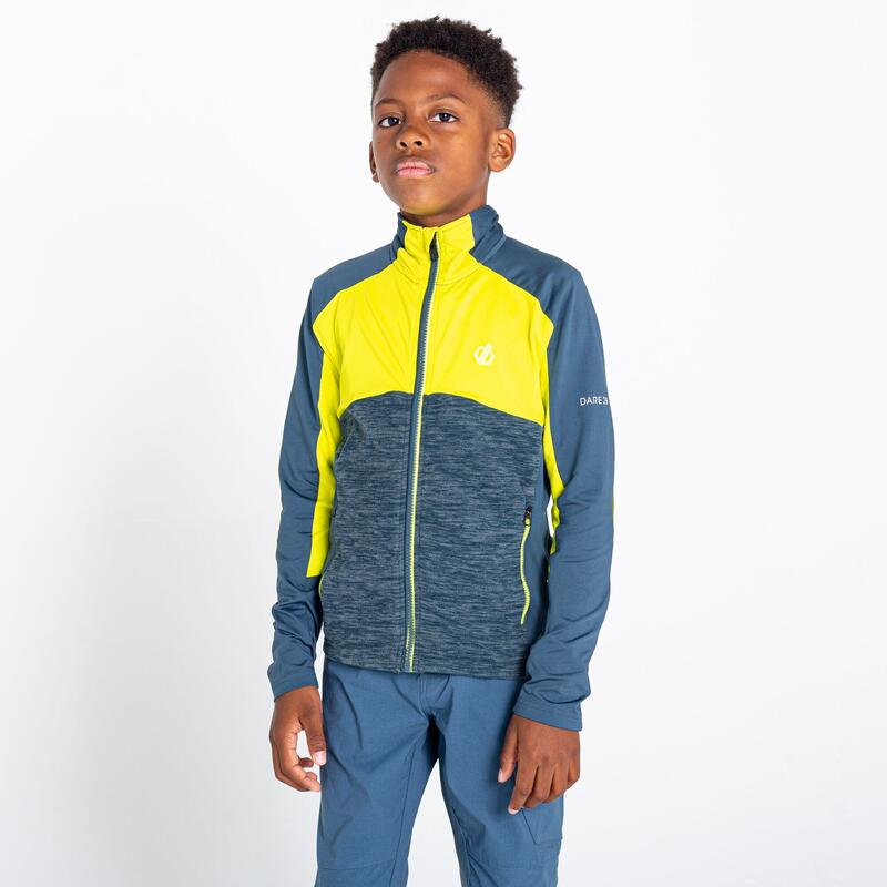 Exception Core Stretch wandelfleece met volledige rits voor kinderen - Grijs