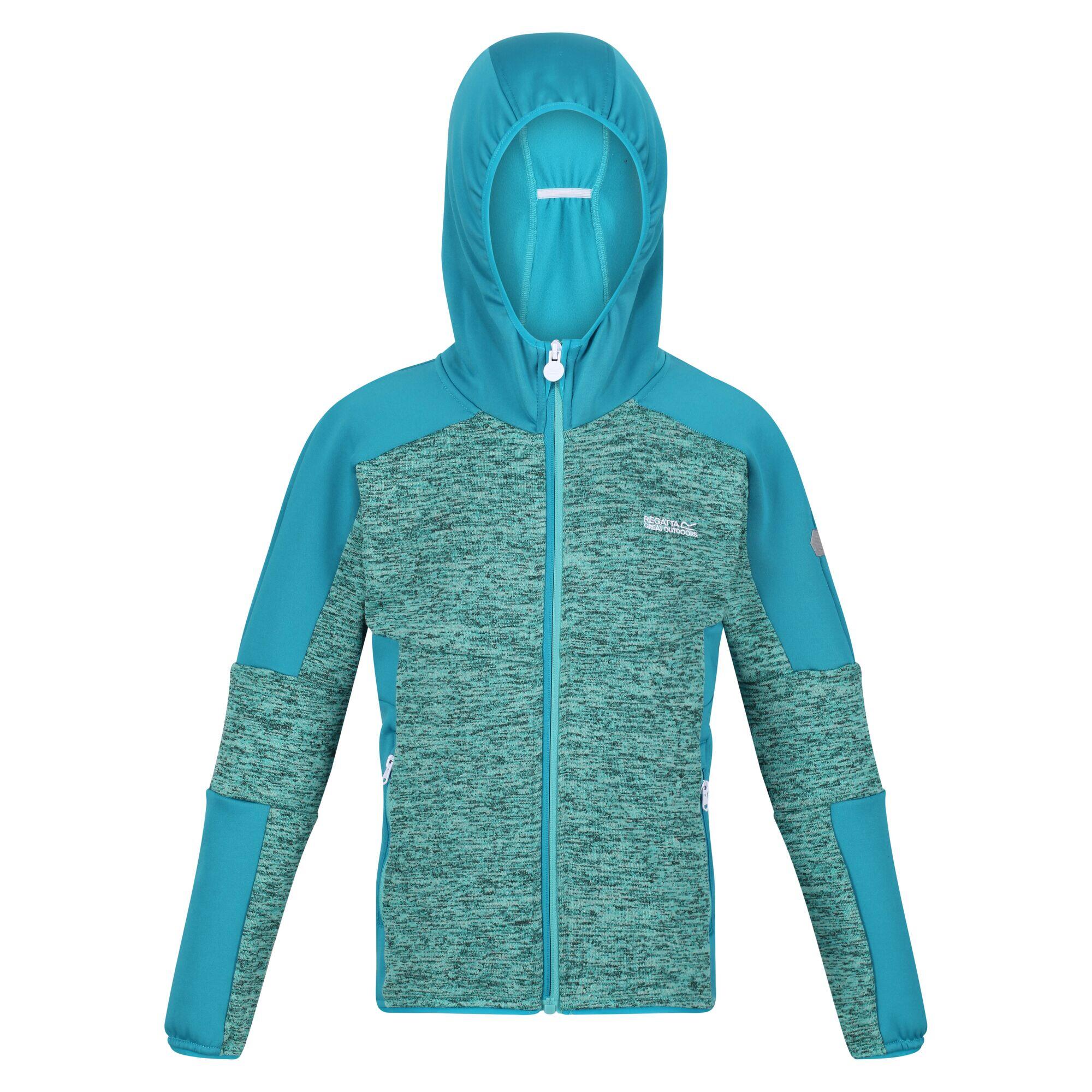 Childrens/Kids Dissolver V Fleece (Turquoise/Enamel) 1/5